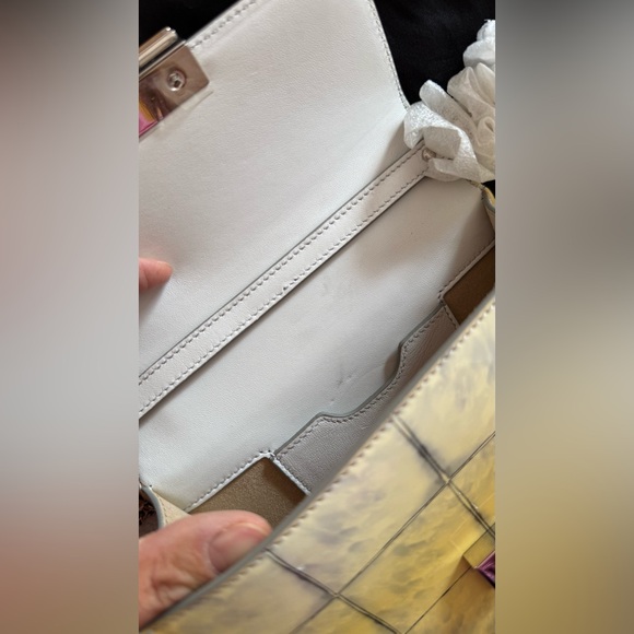 NWT Dole&Gabbana Maiolica Tile Print Rosalia Chain Bag - Picture 13 of 16